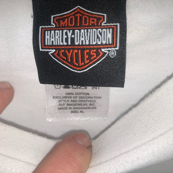 Men’s Harley Davidson Pull over jersey excellent new condition X large - Picture 4 of 6